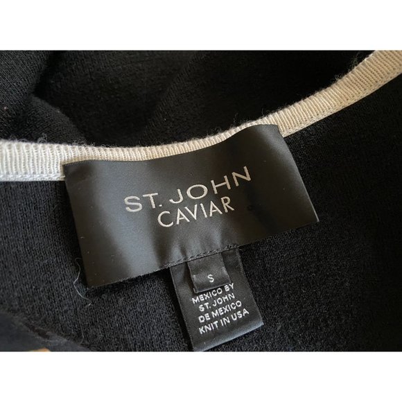 St. John Caviar Blazer Ladies Size Small - Picture 2 of 4